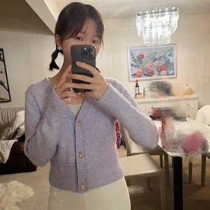 SOLD-Wore once new Other Stories wool cardigan sweater